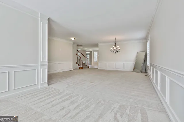 a view of an entryway with staircase