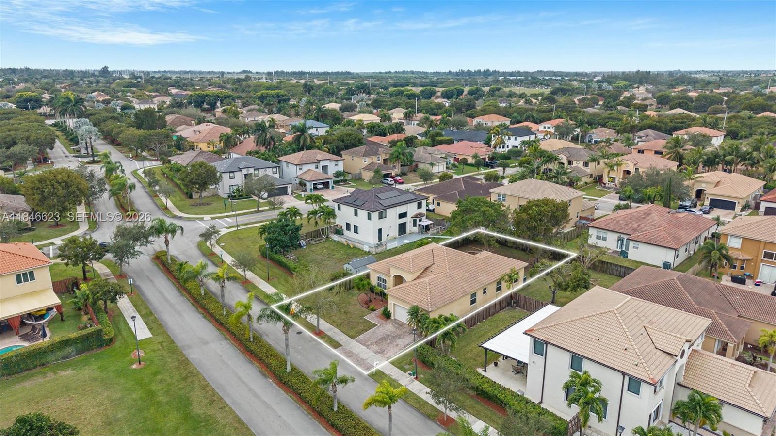 1780 Southeast 19th Terrace Homestead, FL 33035 - Photo 51 of 70 an aerial view of residential houses with outdoor space