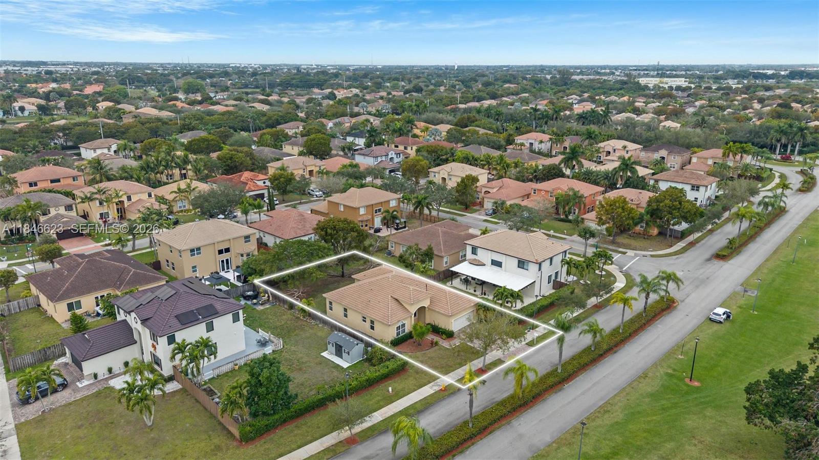 1780 Southeast 19th Terrace Homestead, FL 33035 - Photo 54 of 70 an aerial view of residential houses with outdoor space