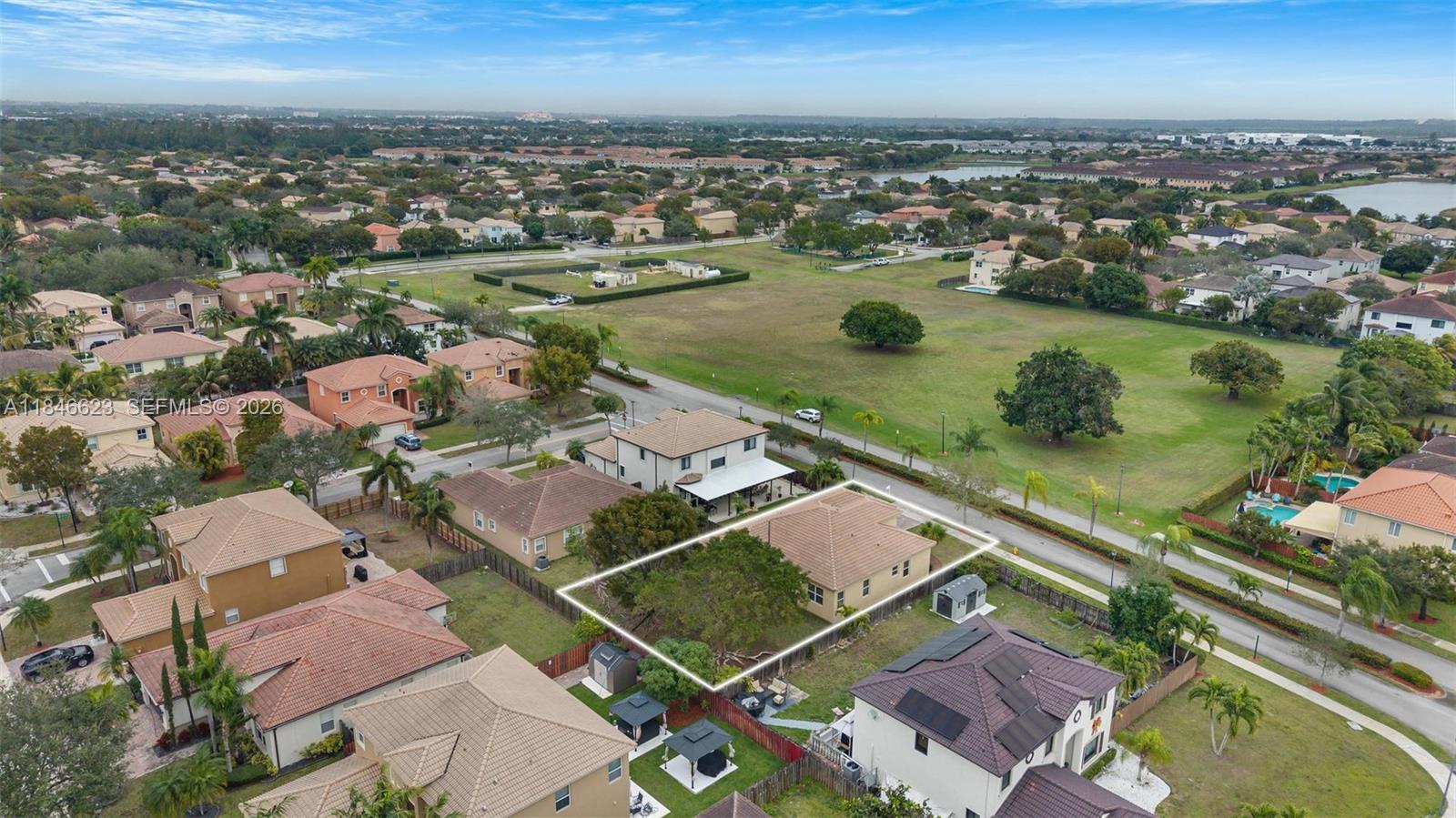 1780 Southeast 19th Terrace Homestead, FL 33035 - Photo 55 of 70 an aerial view of residential houses with outdoor space