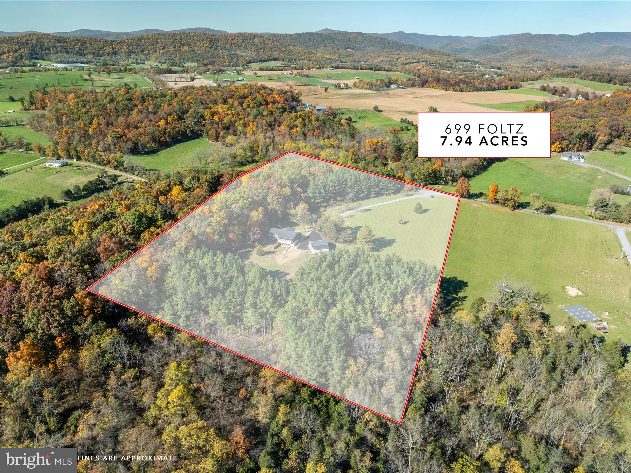 Sprawling 8-acre countryside views
