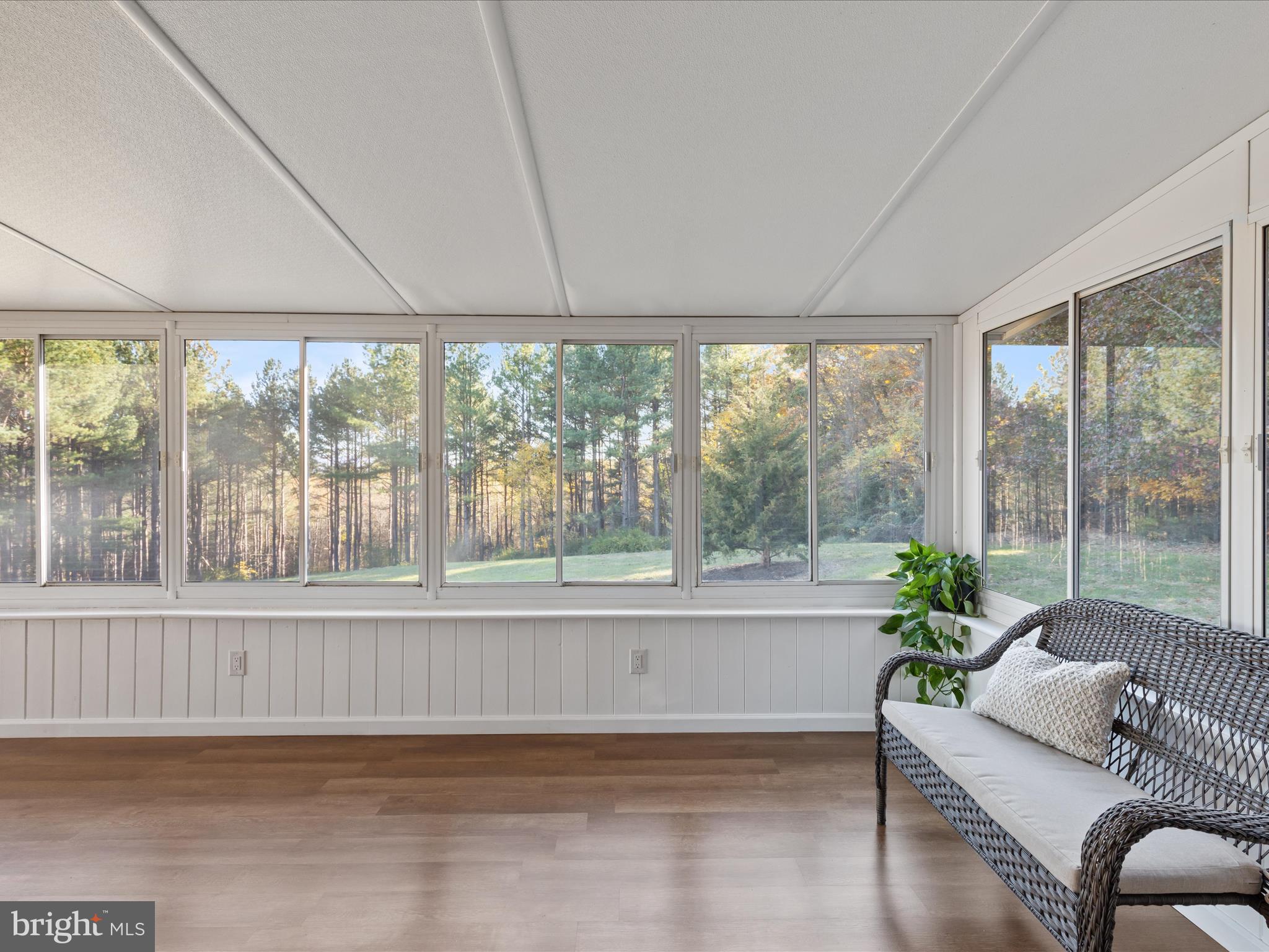 699 Foltz Road Edinburg, VA 22824 - Photo 9 of 63 Peaceful views from the sunroom