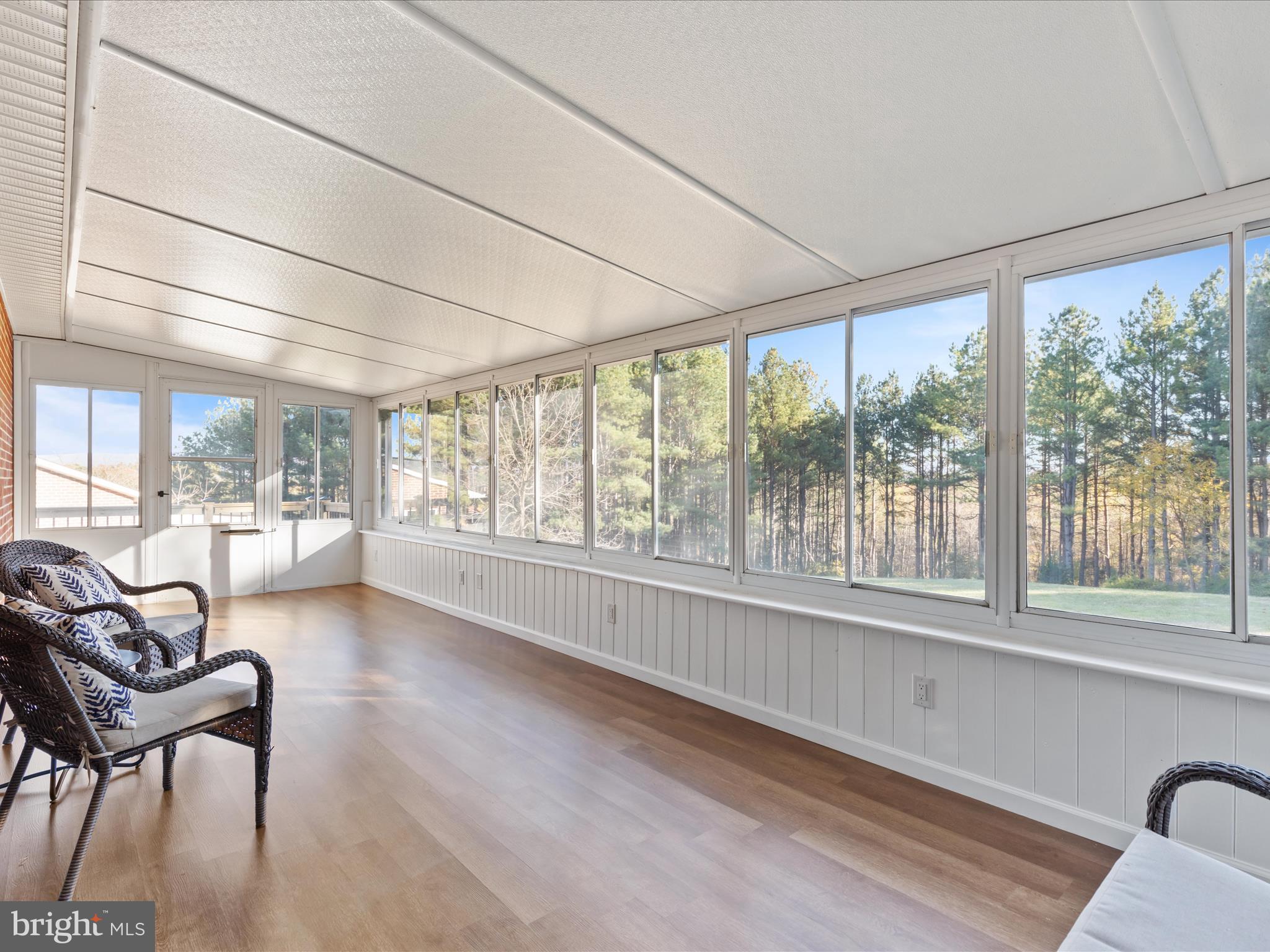 699 Foltz Road Edinburg, VA 22824 - Photo 10 of 63 Peaceful views from the sunroom