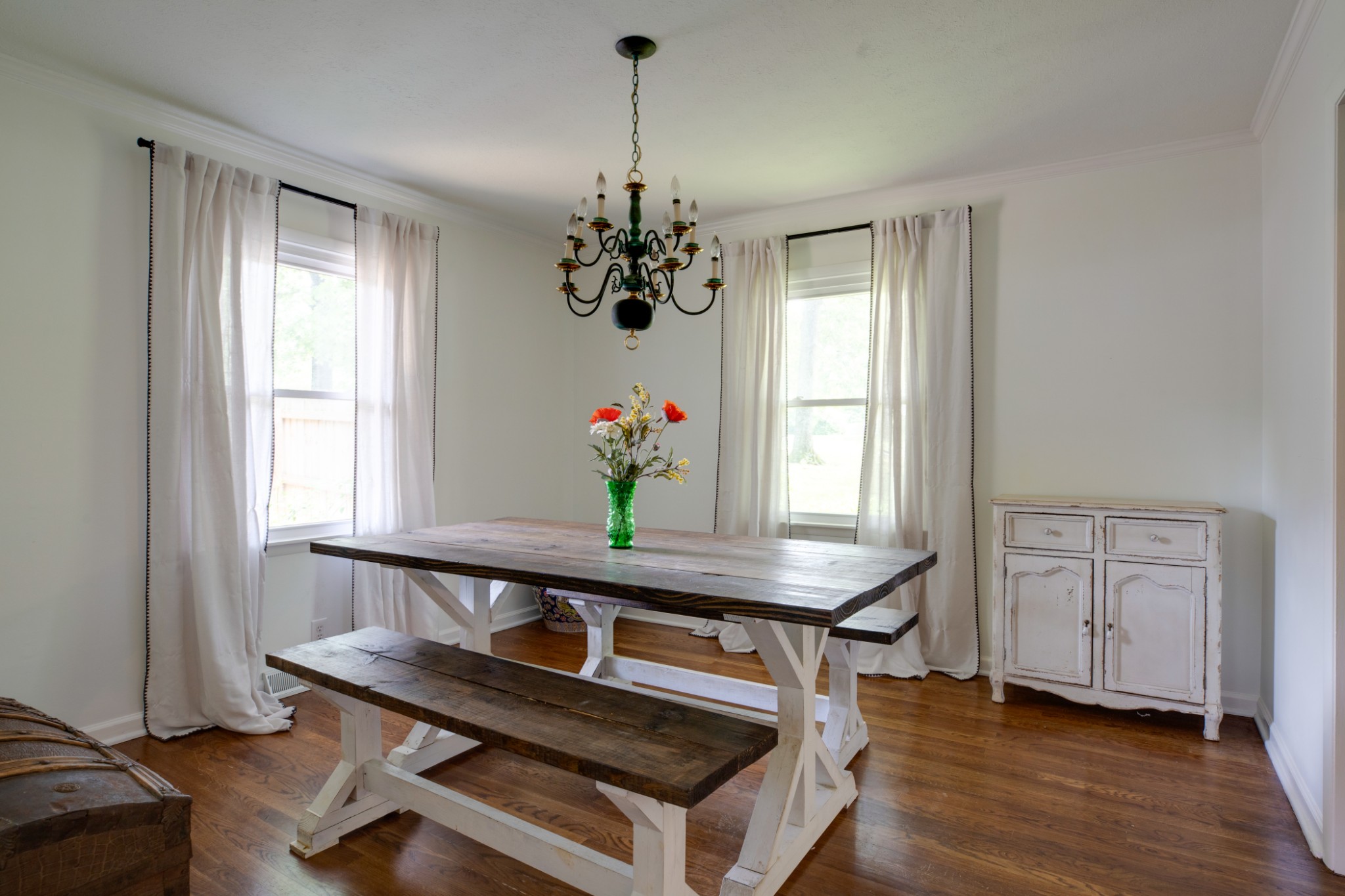 304 South Hummingbird Lane Dickson, TN 37055 - Photo 11 of 37 a view of a dining room with furniture window and wooden floor