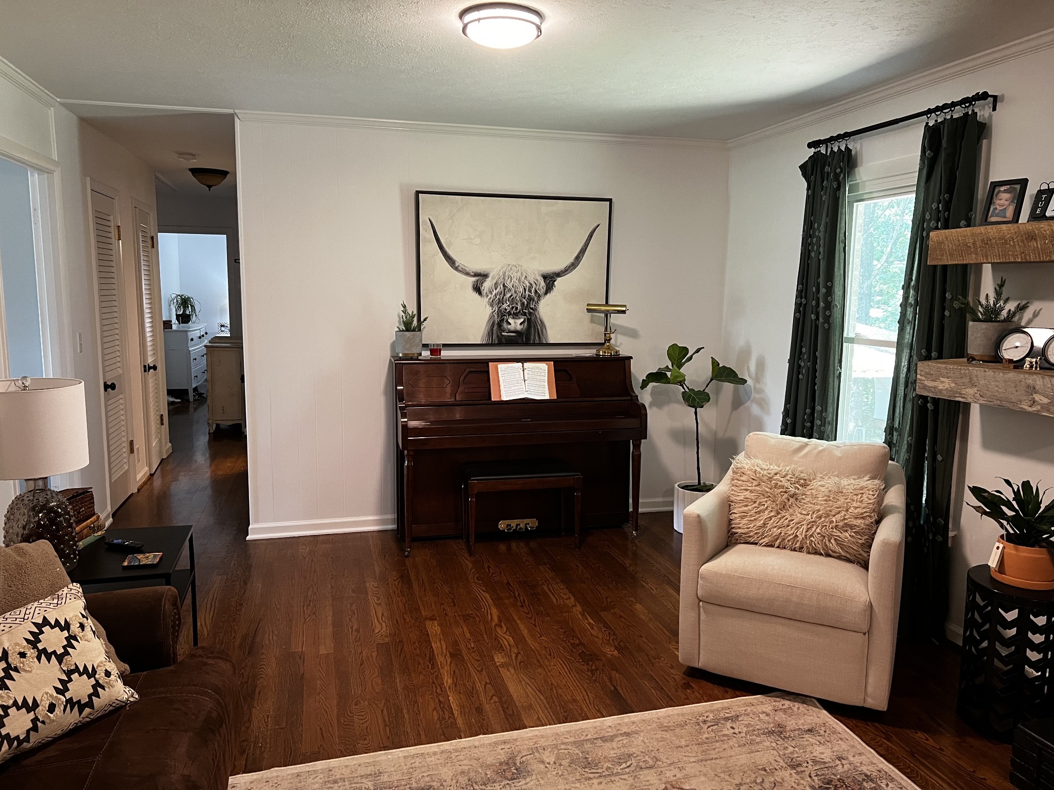 304 South Hummingbird Lane Dickson, TN 37055 - Photo 19 of 37 a living room with furniture and wooden floor