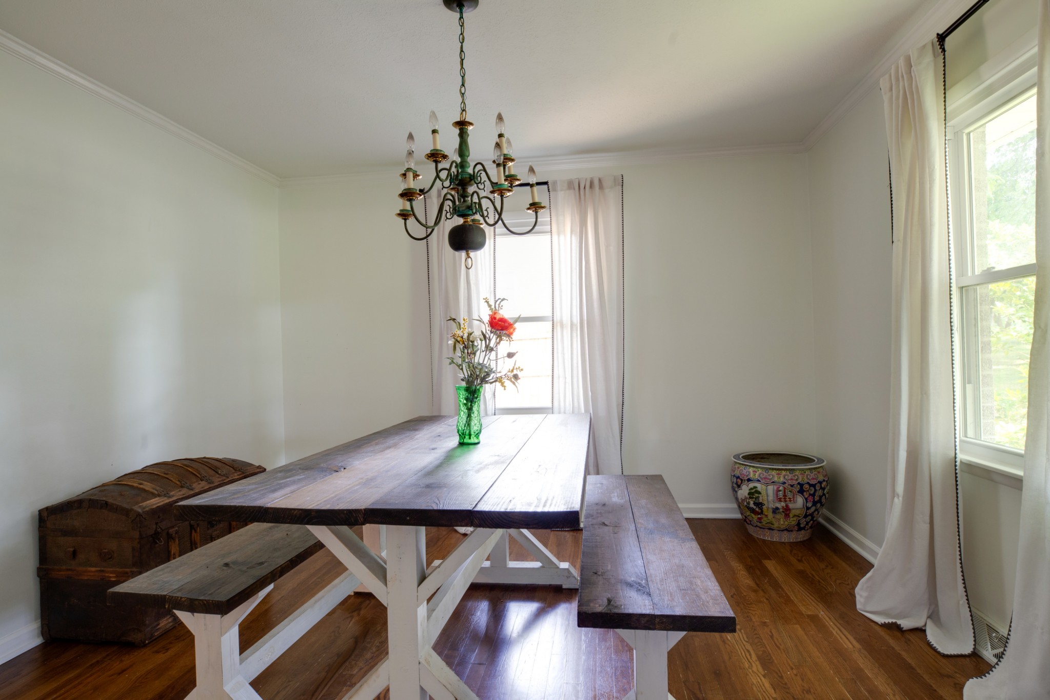 304 South Hummingbird Lane Dickson, TN 37055 - Photo 10 of 37 a view of a dining room with furniture window and wooden floor