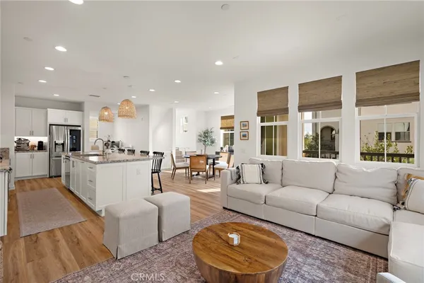 a kitchen with granite countertop lots of counter top space and stainless steel appliances