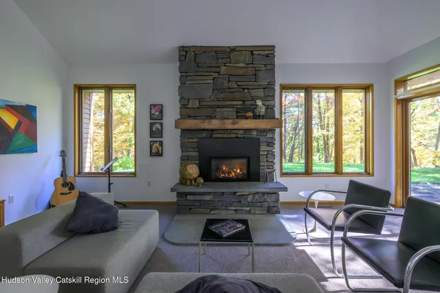 a view of a hallway with entryway