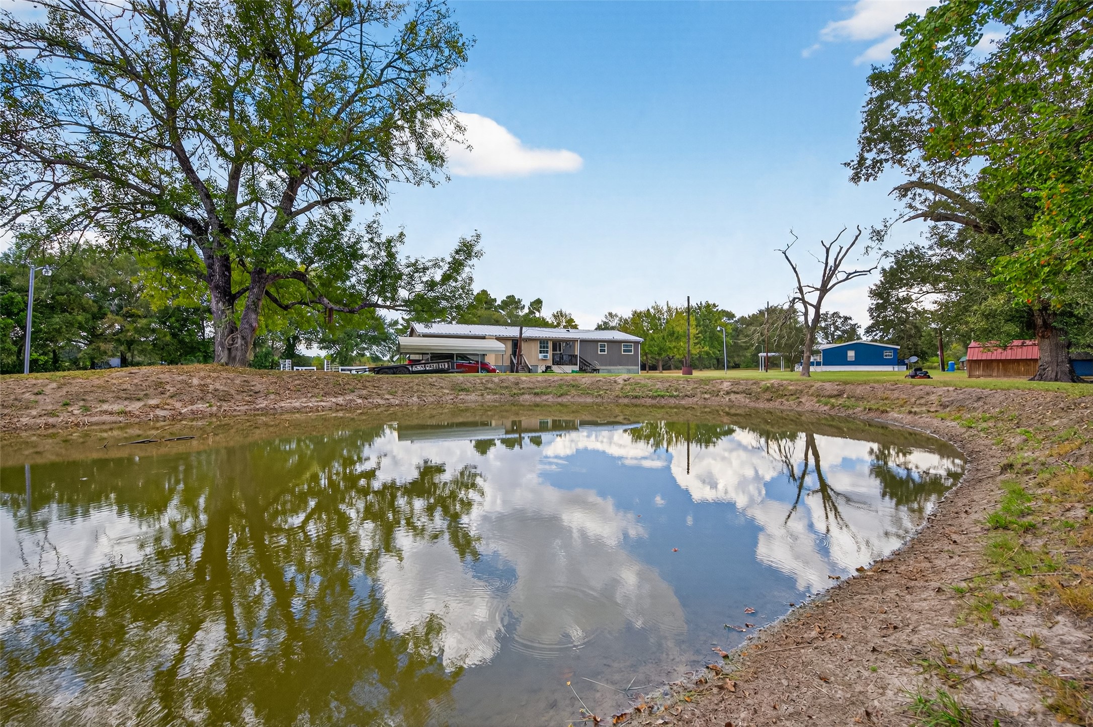10715 Bozeman Ferry Road Midway, TX 75852 - Photo 43 of 50 a view of lake view with trees