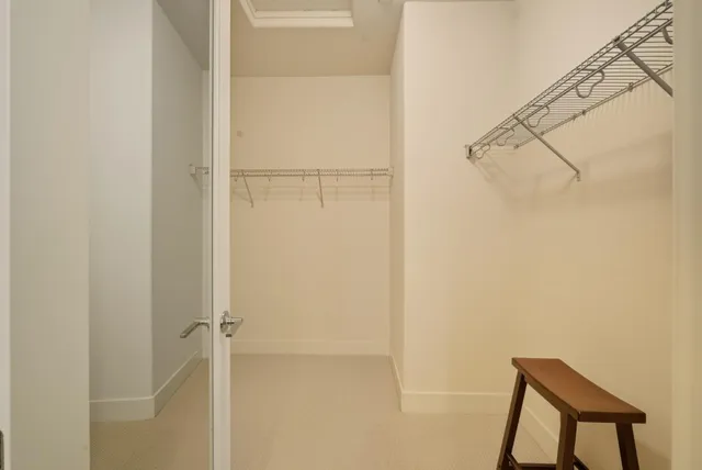 a view of walk in closet