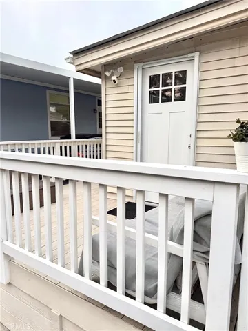 a view of a house balcony