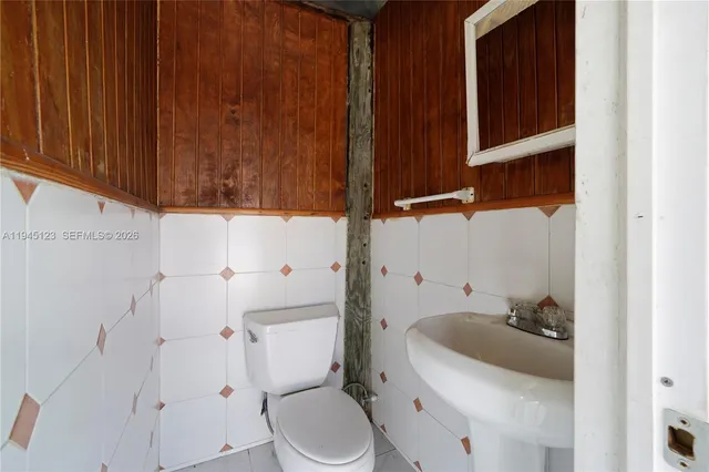 a view of a backyard with a garden