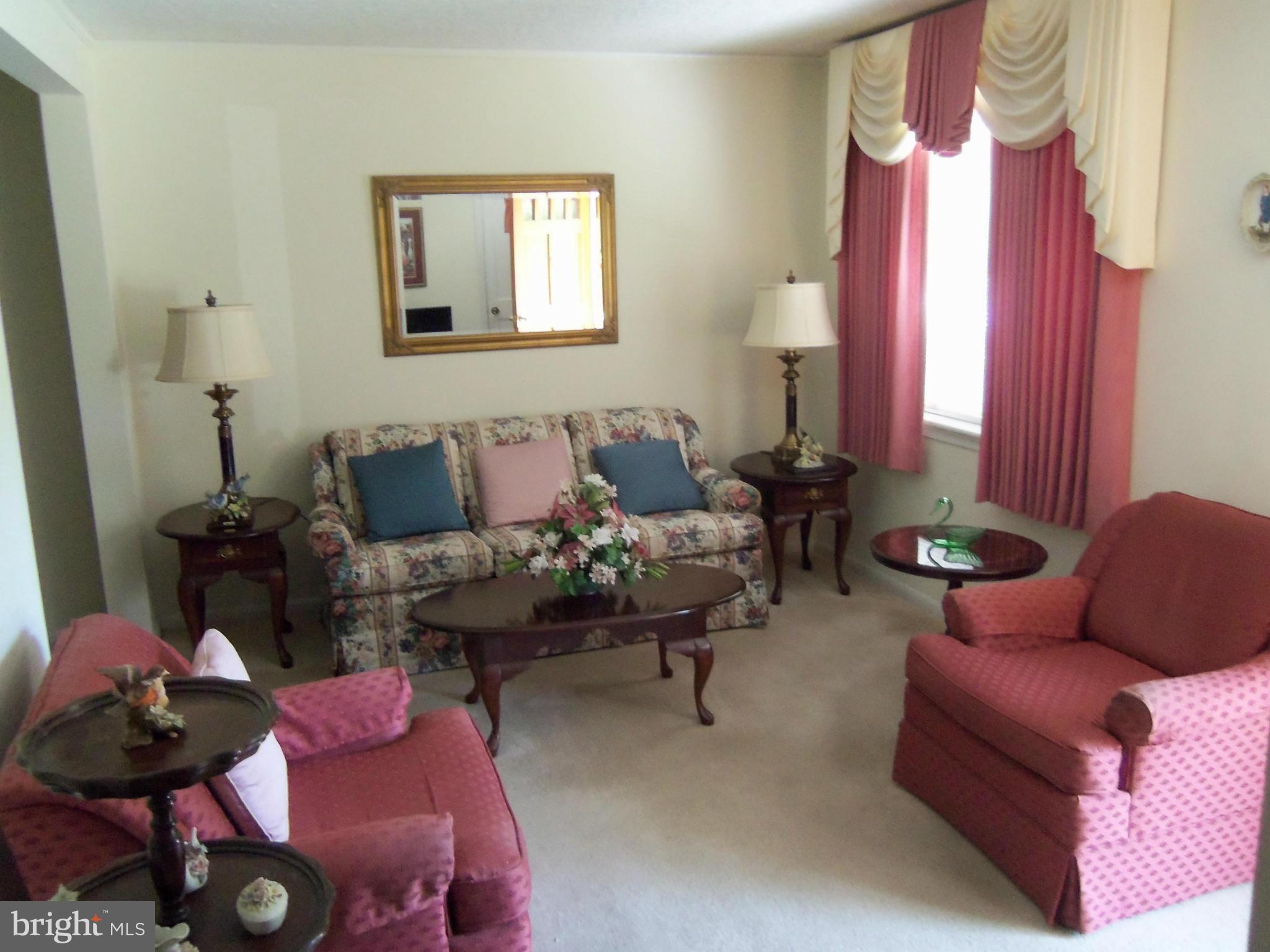 519 St Patrick Road Baltimore, MD 21206 - Photo 6 of 19 a living room with furniture and a mirror