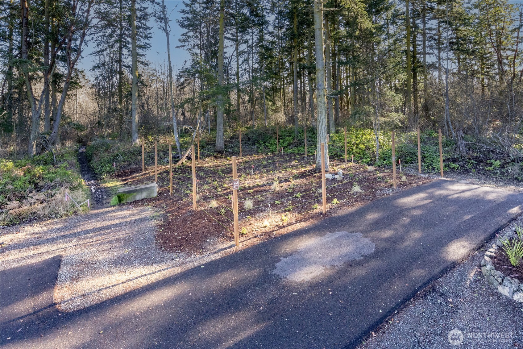 2475 15th Street Port Townsend, WA 98368 - Photo 22 of 27 a backyard of a house with lots of green space