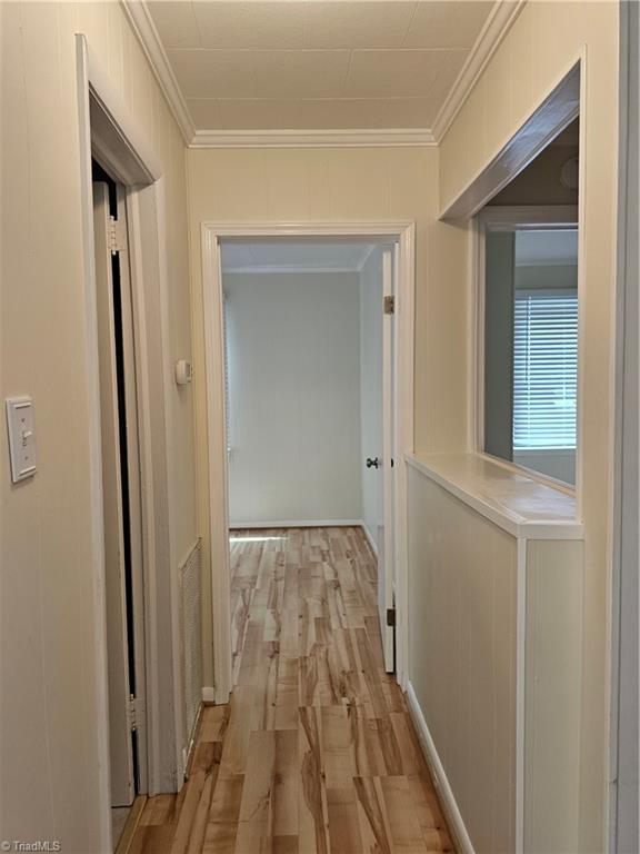 141 Roberts Road Eden, NC 27288 - Photo 9 of 15 Hallway….first door on right is the bathroom , straight ahead is bedroom opening on right wall views into living room