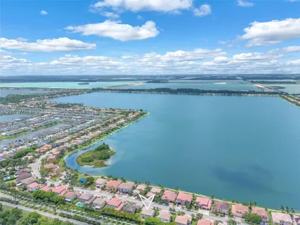 a view of a city and an ocean