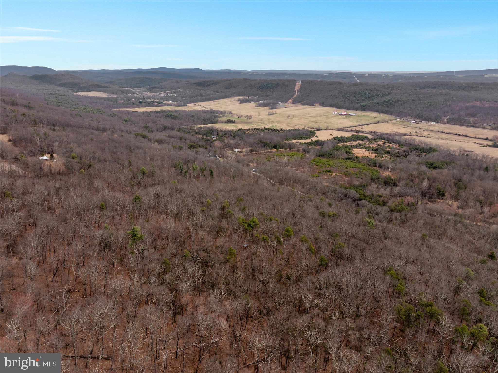 515 Old Fire Tower Road Capon Bridge, WV 26711 - Photo 103 of 117 Drone Shot Back of the Property