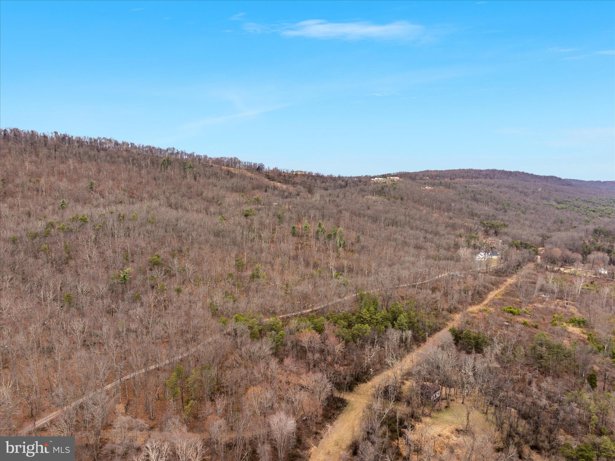 515 Old Fire Tower Road Capon Bridge, WV 26711 - Photo 106 of 117 Drone Shot of the Hillside