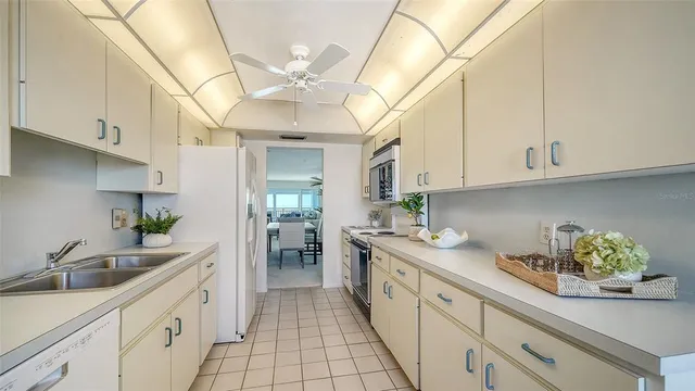 a view of a dry yard with wooden fence