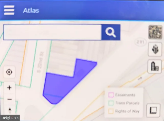 a view of a with a white door