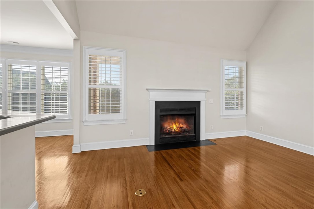 38 Angus Run Seneca, SC 29672 - Photo 12 of 46 Warm and inviting living space with gleaming hardwood floors and a cozy fireplace.