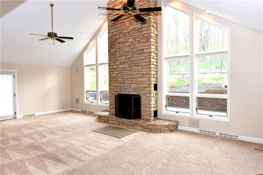 428 Burnside Road Canonsburg, PA 15317 - Photo 3 of 25 Wow 28x 22 Vaulted Ceiling floor to Ceiling windows with Amazing views