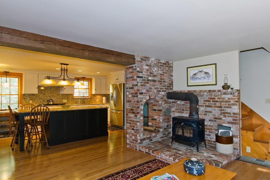 94 Shermans Point Road Camden, ME 04843 - Photo 5 of 24 View from living room towards kitchen