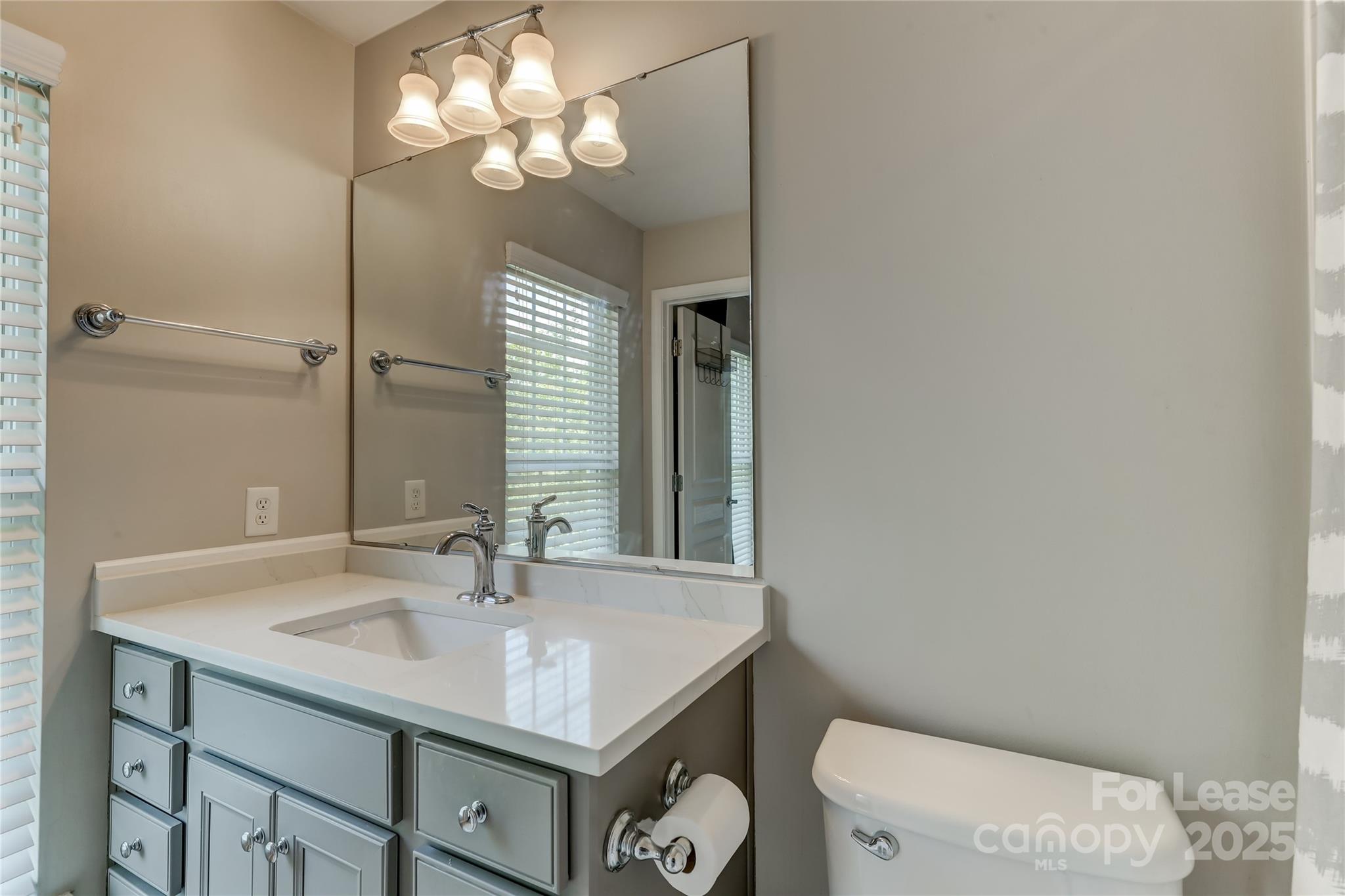 1132 Drayton Court Fort Mill, SC 29708 - Photo 27 of 41 a bathroom with a sink a toilet and a mirror