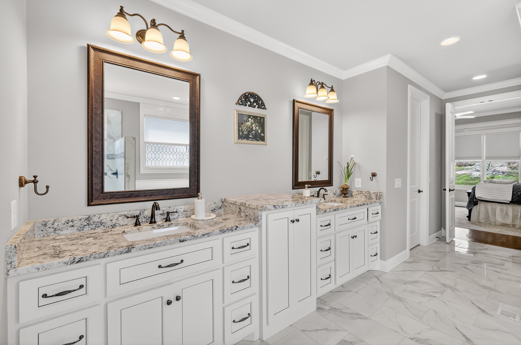 2007 Imagine Circle Spring Hill, TN 37174 - Photo 26 of 44 a bathroom with double sink and a mirror