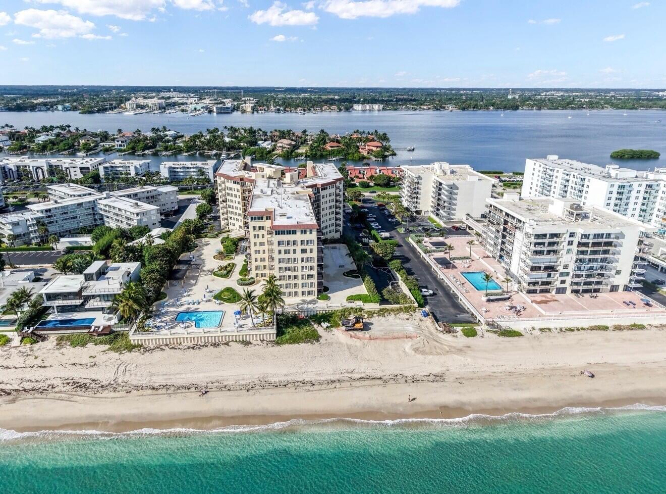 3475 South Ocean Boulevard, Unit 5140 Palm Beach, FL 33480 - Photo 3 of 55 an aerial view of a city
