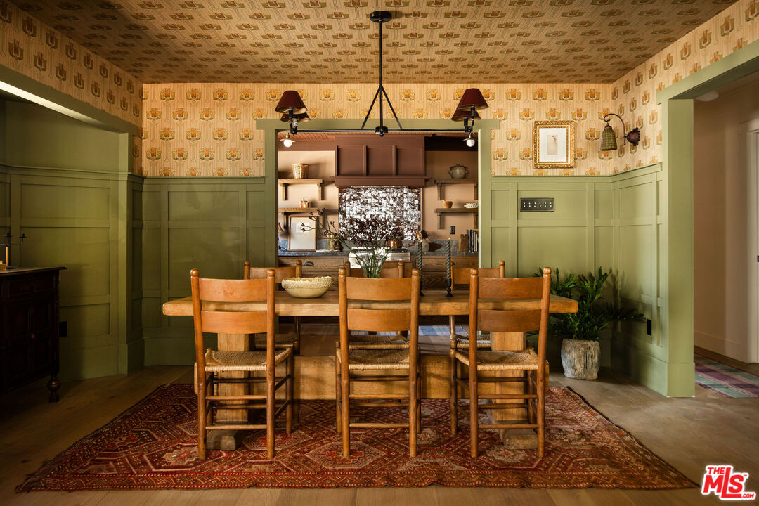 274 Acacia Street Altadena, CA 91001 - Photo 5 of 18 a dining room with furniture and wooden floor
