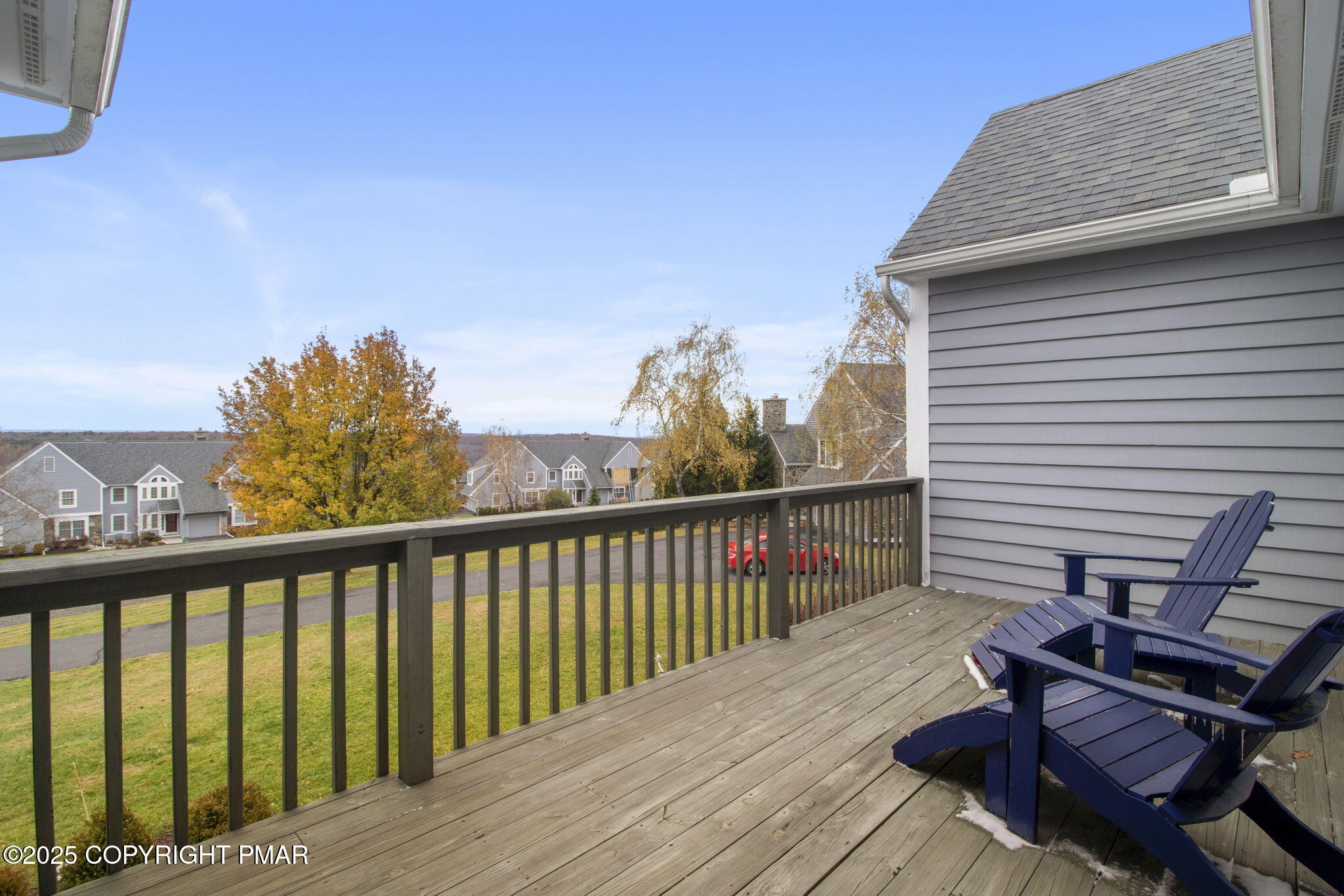7317 Meadow Lane Canadensis, PA 18325 - Photo 22 of 25 a view of a balcony with wooden floor
