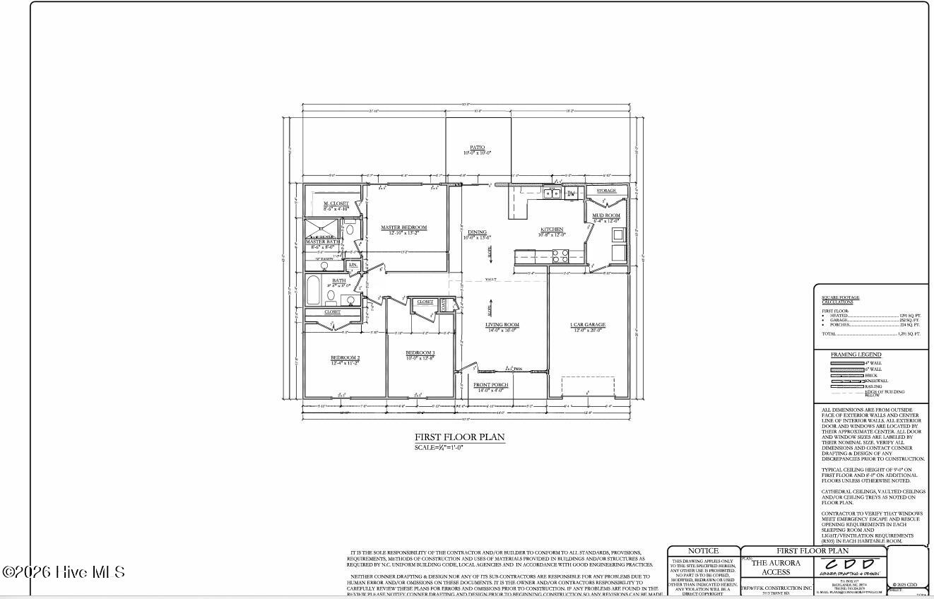 104 Redbud Court Havelock, NC 28532 - Photo 9 of 9 Aurora Access Floor Plan