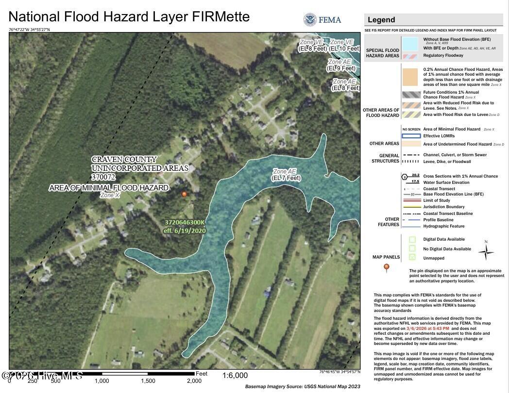 104 Redbud Court Havelock, NC 28532 - Photo 8 of 9 FIRM Flood Map