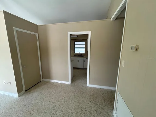 a view of an empty room