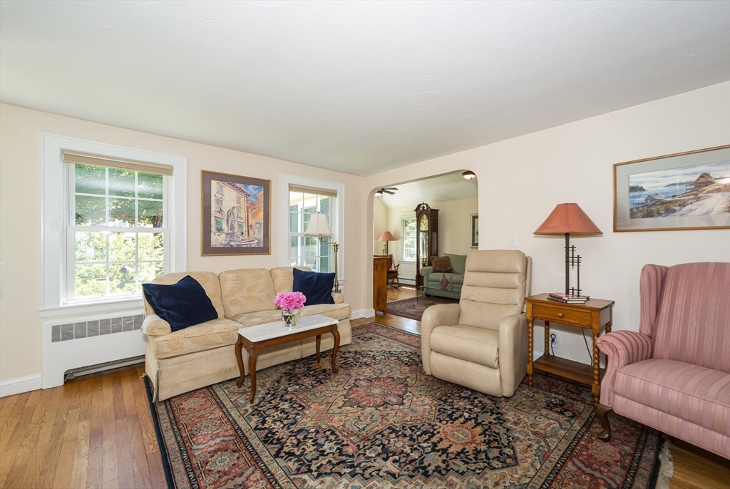 16 Beverly Road Natick, MA 01760 - Photo 13 of 37 a living room with furniture and wooden floor