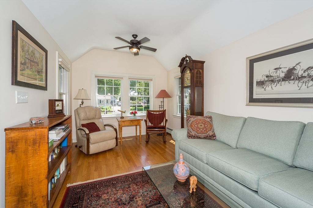 16 Beverly Road Natick, MA 01760 - Photo 14 of 37 a living room with furniture and a large window
