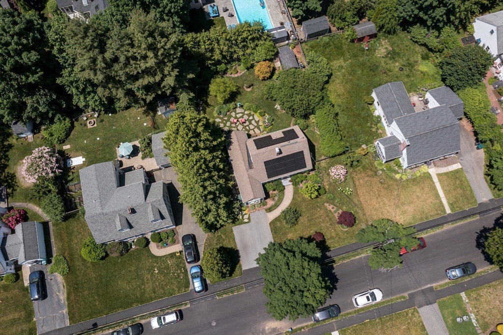 16 Beverly Road Natick, MA 01760 - Photo 37 of 37 an aerial view of residential houses with outdoor space