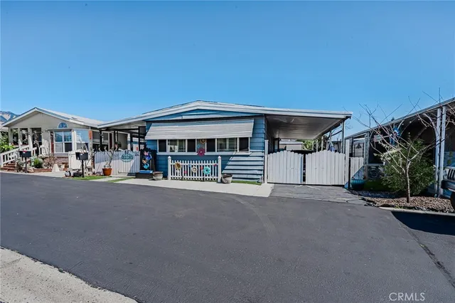 a view of a house with a porch