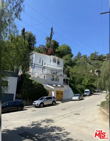 a car parked on the side of the road