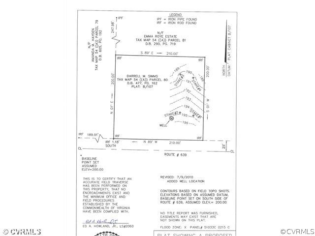 0 Ladysmith Road Woodford, VA 22580 - Photo 1 of 2 Land/Lot - .96 ACRES - LADYSMITH RD