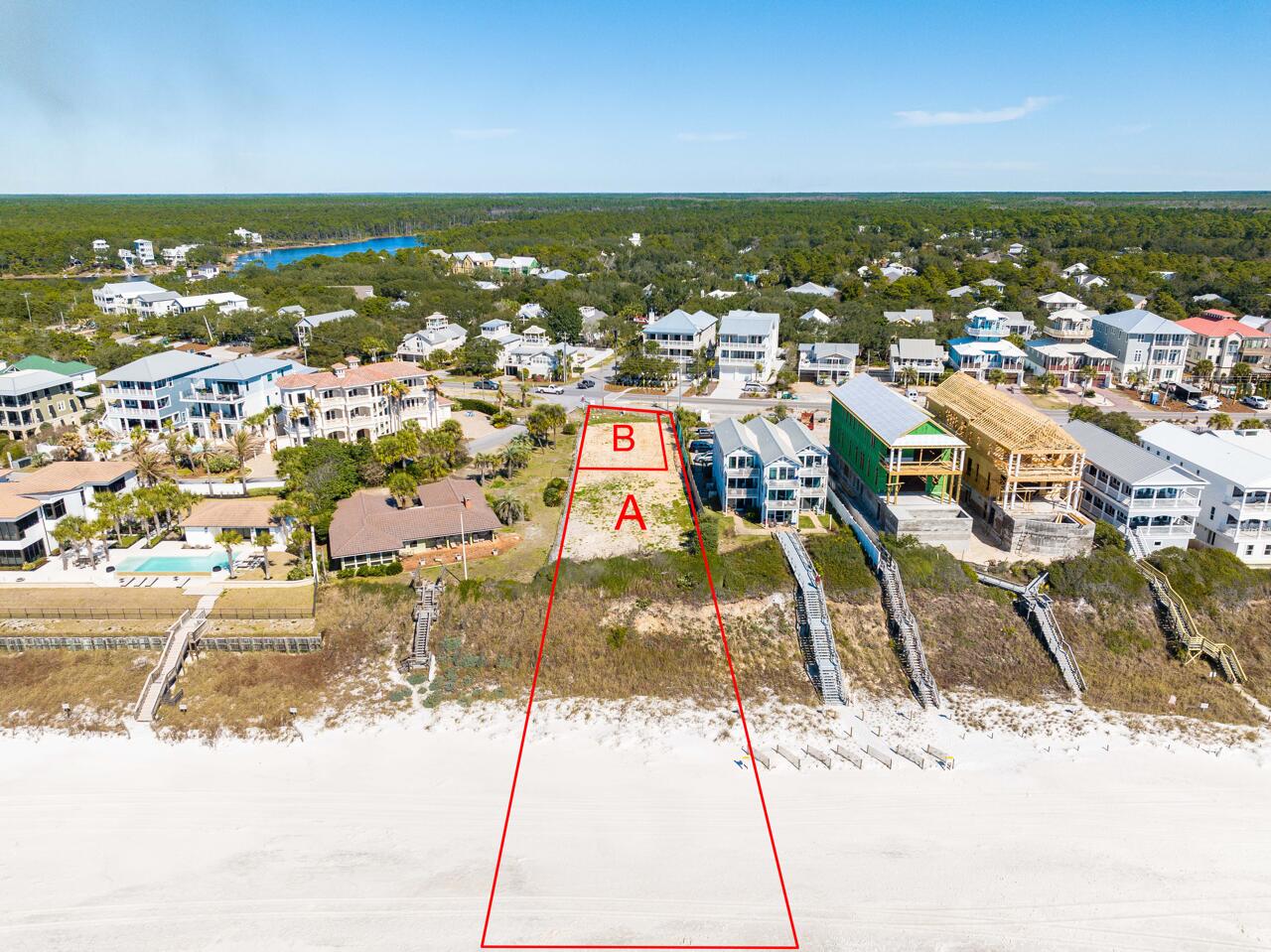 Lot B East Inlet Beach Inlet Beach, FL 32461 - Photo 24 of 25 a view of city and ocean