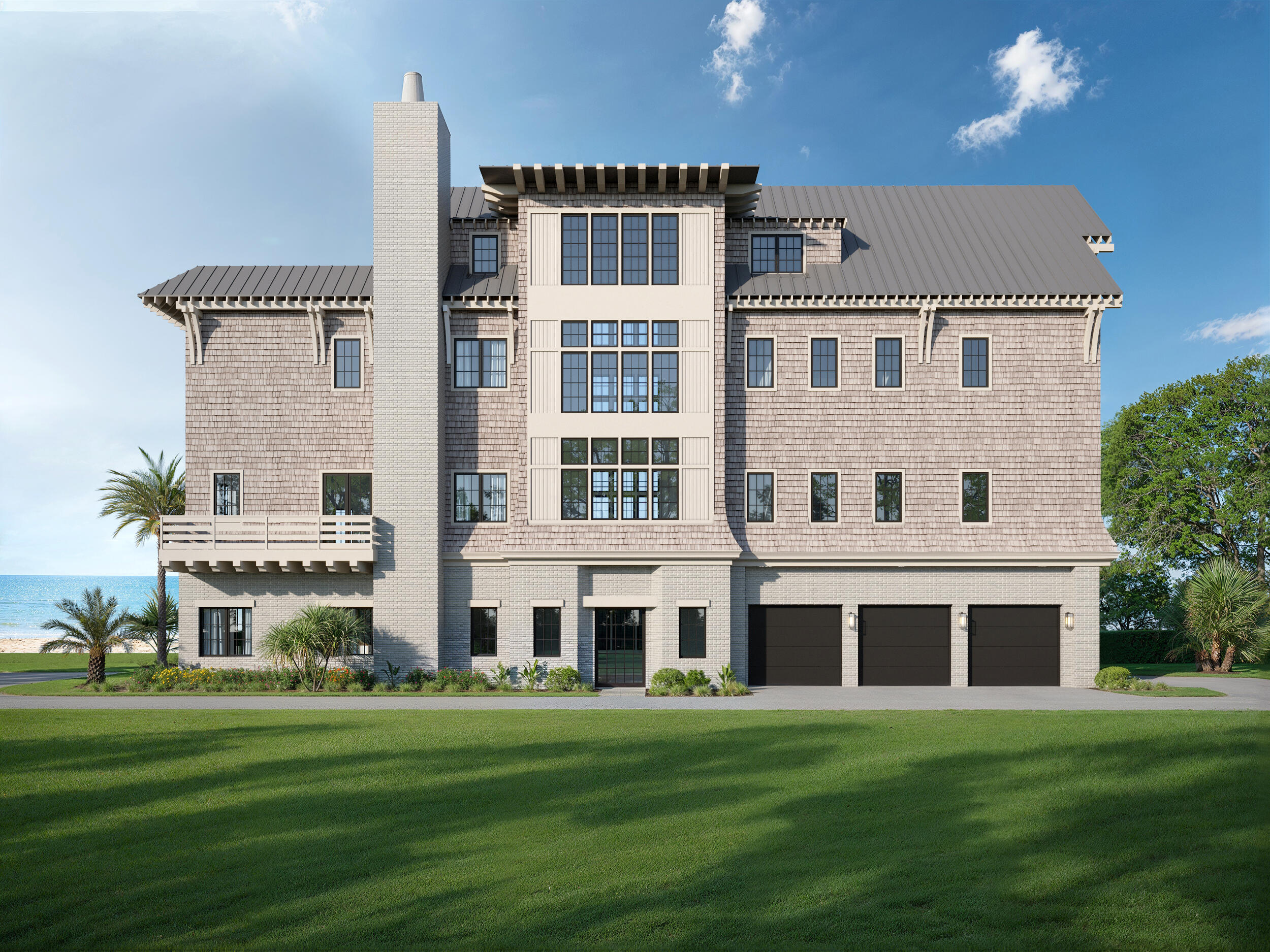 Lot B East Inlet Beach Inlet Beach, FL 32461 - Photo 3 of 25 a front view of a building with a garden