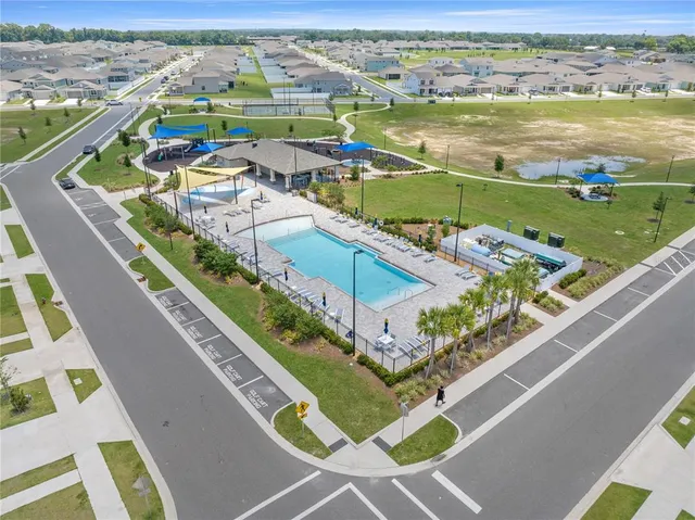 a view of outdoor space with seating