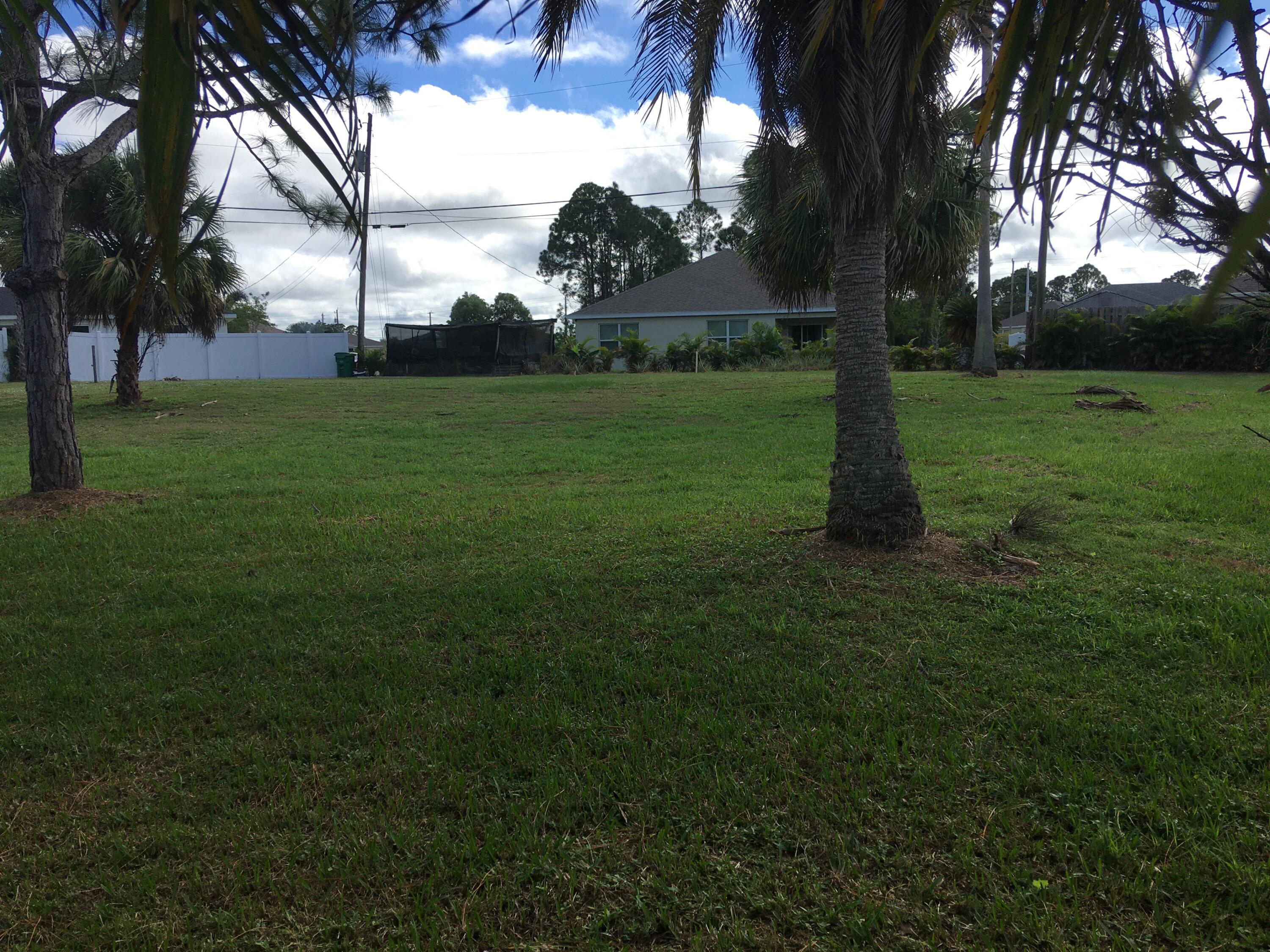 450 Southwest Ryder Road Port St. Lucie, FL 34953 - Photo 4 of 6 front looking back property line all the