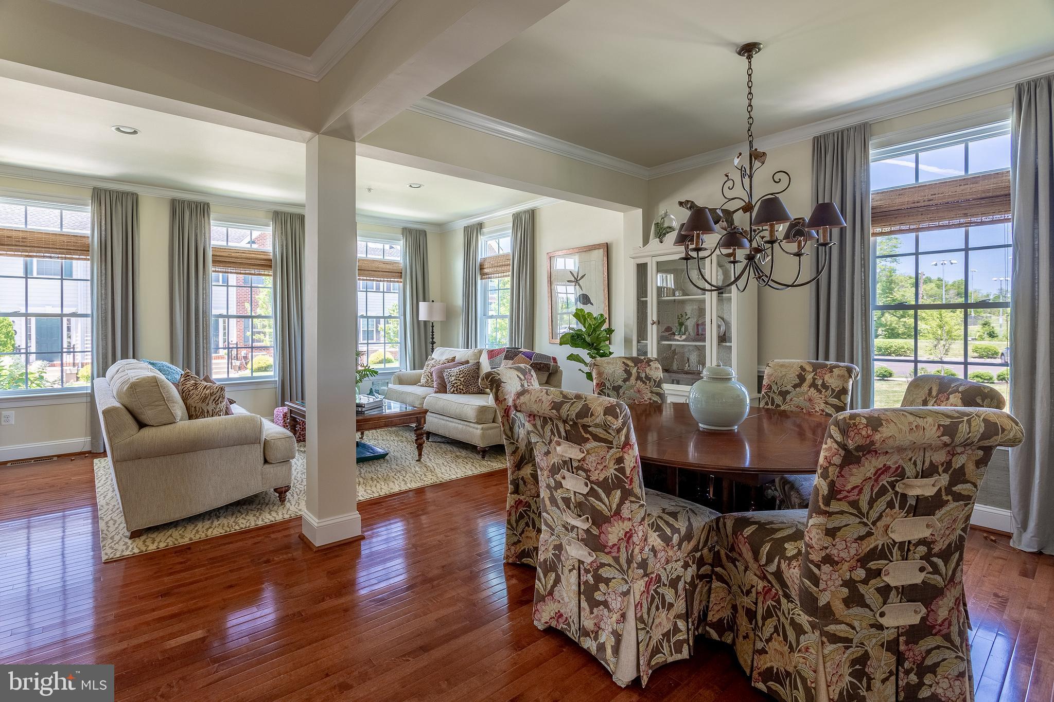3998 Cephas Child Road Doylestown, PA 18902 - Photo 7 of 28 Dining and Living Room Open Floor Plan