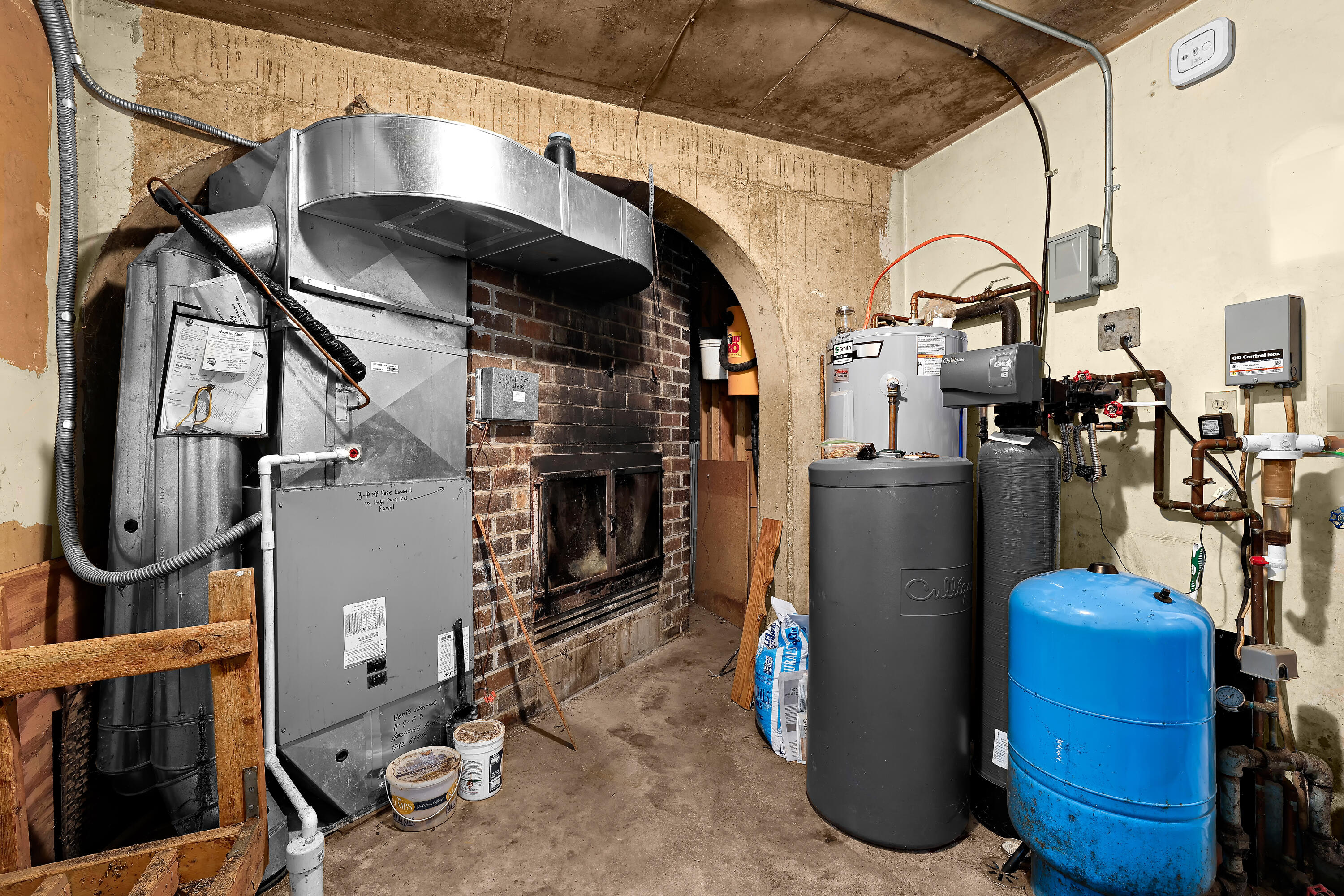 N8083 Amundson Coulee Road Farmington, WI 54636 - Photo 15 of 37 Wood furnace, mechanical room