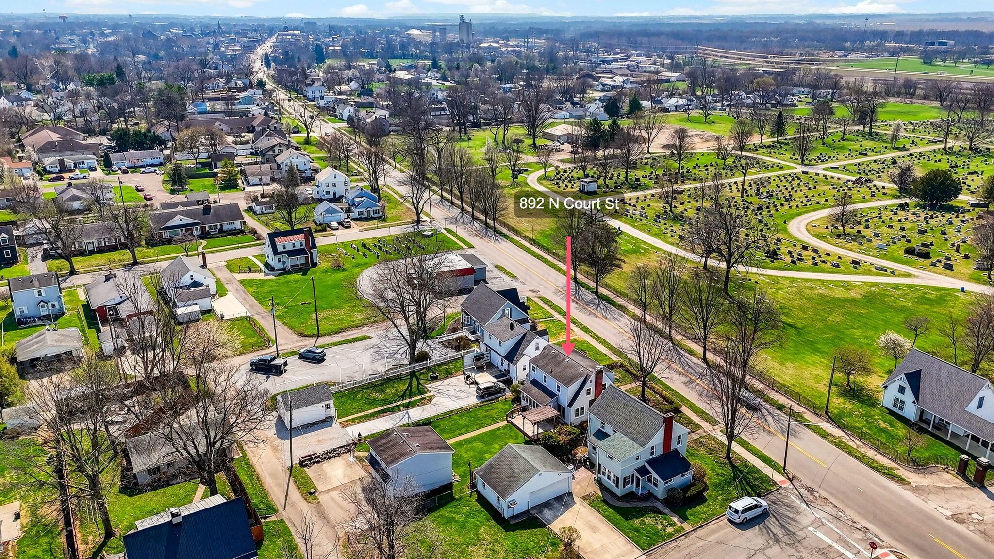 892 North Court Street Circleville, OH 43113 - Photo 56 of 58 Aerial View
