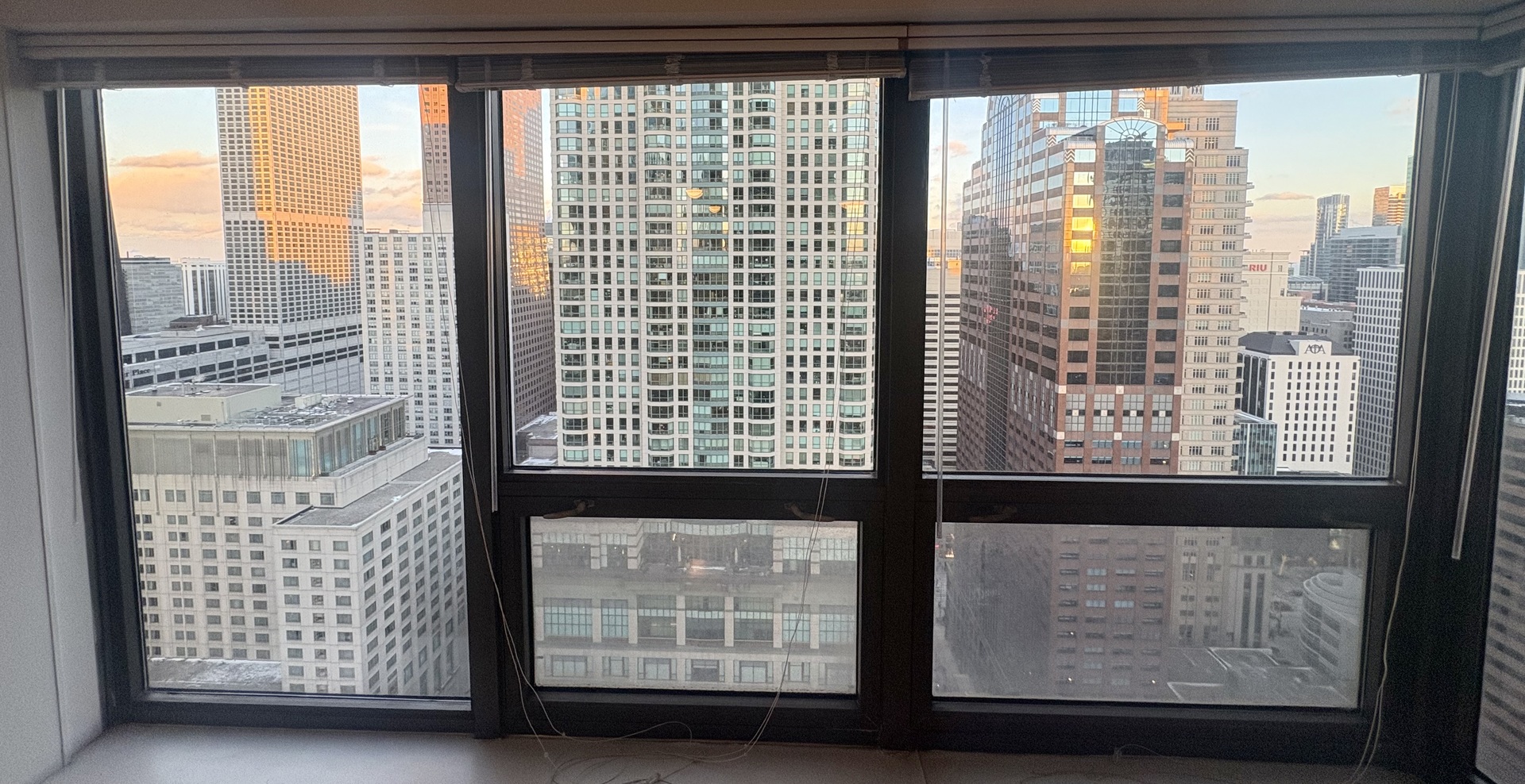 30 East Huron Street, Unit 3601 Chicago, IL 60611 - Photo 4 of 15 a view of a large window with an outdoor view