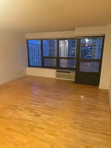 a view of a room with an empty room
